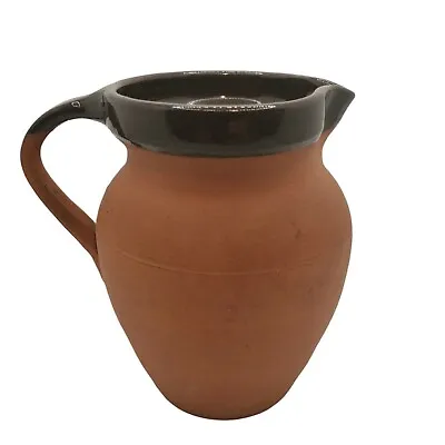 Buy Royal Barum Ware  By C. H. Brannam England Small Red Clay Pitcher Glaze Inside  • 29.91£