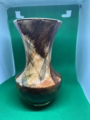 Buy Early 1970's Oldcourt Ware Pottery Vase  Deveron  With Design In Brown Colours • 22.50£