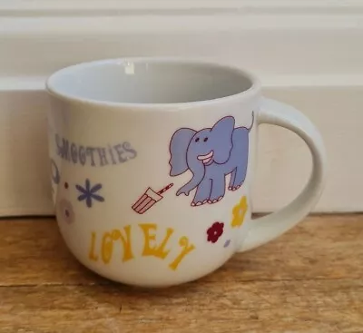 Buy Jamie Oliver Royal Worcester Cheeky Chops Elephants Smoothies Childs Cup Mug • 4.99£