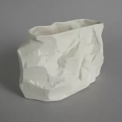 Buy Ben Thomas Porcelain 3  Iceberg Vase 106 White Bisque Biscuit Hornsea Retro 80's • 23.95£