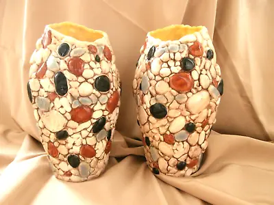 Buy X1 Sylvac Pottery Vase Large Pebble Finish 3368 RETRO VINTAGE Kitsch Mid Century • 25.95£