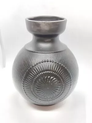 Buy Intricate Etched Black-ware Pottery Signed By Carol Unique Artistry In Pottery • 13.53£