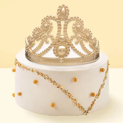 Buy Silicone Crown Mould Royal Baby Prince Princess Fondant Icing Cake Decorating #5 • 12.95£