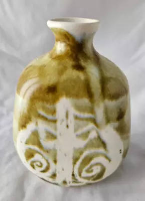 Buy Scottish Aviemore Studio Pottery Vase, Circa 1970’s, Retro Funky Design (a) • 22£