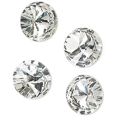 Buy Point Back Round Crystals Gems Stones Foiled Glass Chatons Diamante Rhinestone • 3.49£