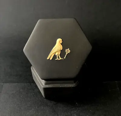 Buy Wedgwood Egpytian Collection Jasper  Trinket Box  - Horus - Original Box 1 • 75£