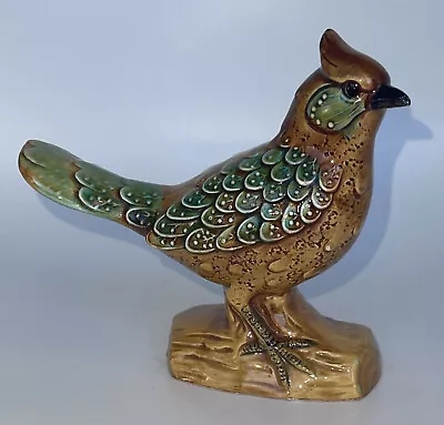 Buy Vintage Mid Century Pottery Bird Figurine Jay Bird 5” Tall • 15.84£