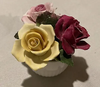 Buy Royal Adderley Floral Bone China Made In England Porcelain Flower Bouquet • 14.15£