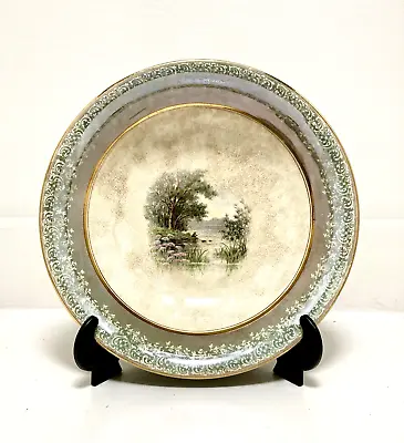 Buy Vintage 1920’s Dresden China Hand-Painted Ceramic Bowl 10.5” Dia. X 3” Tall • 18.97£