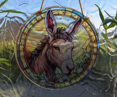Buy Donkey Pre-assembled Acrylic Suncatcher Wall Hanging Home Decor Gifts • 7.49£