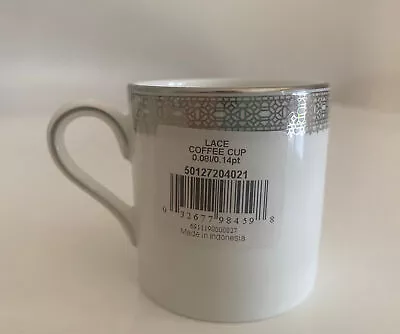 Buy Vera Wang For Wedgwood - Lace Platinum - Espresso Cup • 19.99£
