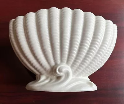 Buy Vintage 9 Inch Sylvac White Shell Mantle Vase, 1960s Planter • 30£