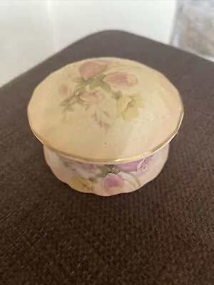 Buy Royal Worcester Spode Palissy Floral Trinket Box - Excellent Condition • 3£