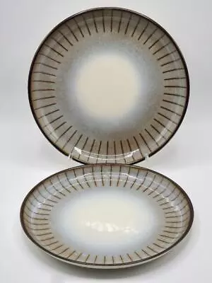Buy SET Of 2 DENBY Pottery STUDIO Stoneware DINNER PLATES 10  / 25.5cm  (a) • 20£