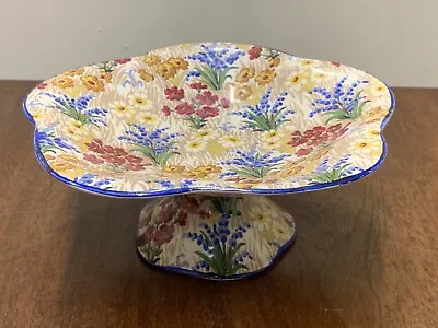 Buy Vintage Royal Winton Chintz Marguerite Comport-tazza-footed Cake Stand-pedestal • 35£