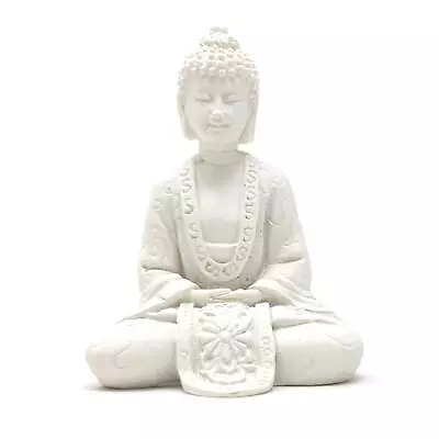 Buy Miniature White Buddha Decorative Home Ornament Display Piece • 5.15£