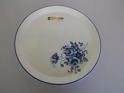 Buy Vintage Honiton Pottery Plate With Blue Flower Design • 1.90£