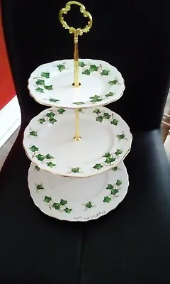 Buy Colclough Ivy Leaf Vintage  3 Tier Cake Stand  • 15.99£