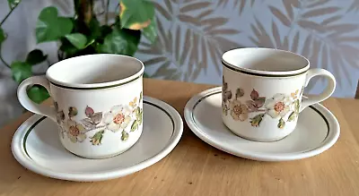 Buy Marks & Spencer Autumn Leaves Tableware 2 X Cups & Saucers • 7.50£