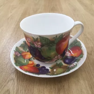 Buy Roy Kirkham ,Orchard ,large Cup And Saucer,1991.Bone China,lovely Design. • 13.99£
