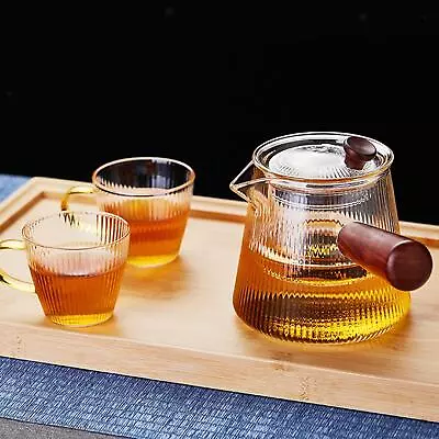 Buy Glass Teapot With Infuser,Stovetop Safe ,Tea Brewer Clear Tea Kettle For Home • 20.81£