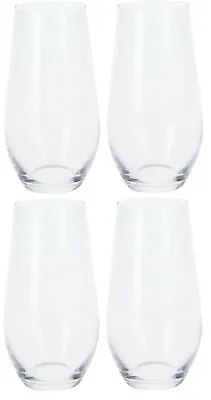 Buy Set Of 4 Hi Ball Crystal Glass Glasses High Ball Crystal Tumblers Large Crystal • 16.99£