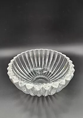 Buy Tiffany & Co. Crystal Glass Candy Bowl Dish Heart Edge Rimmed Signed 8.5  Large • 143.15£