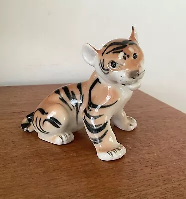 Buy Vintage Lomonosov Porcelain Tiger Cub Made In The USSR  • 20£
