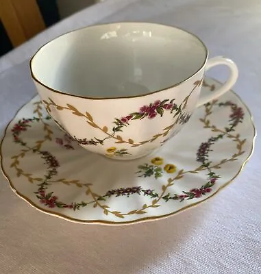 Buy Royal Worcester Foxglove X1 Tea Cup & Saucer  Flowers Fine China 1997 C4 • 5£