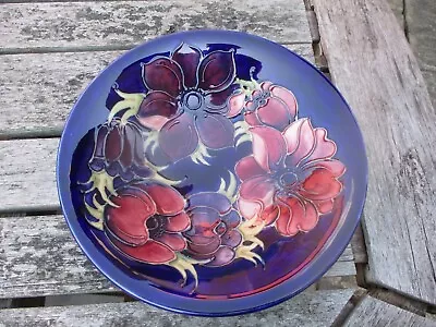 Buy Moorcroft Pottery Anemone On Blue  Pattern Bowl . Walter Moorcroft • 110£