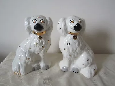 Buy Vintage Retro Pair Beswick  1378-5 Mantle Fireside Wally Spaniel Dogs  20cm Tall • 39.99£