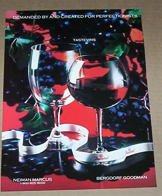 Buy 1991 Print Ad - Baccarat Glass Glassware Vintage Advertising Advert Page • 6.63£