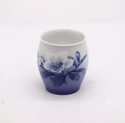 Buy BING AND GRONDAHL Denmark 1950s Christmas Rose Vase Blue Porcelain 9cm • 4.99£