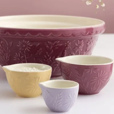 Buy Mason Cash In The Meadow Measuring Cups Set Of 3 Stackable Cups, Floral, Foliage • 13.99£