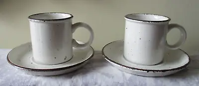 Buy Set Of 2 Unused Vintage Midwinter Stonehenge Creation Coffee Cups/Cans & Saucers • 22£