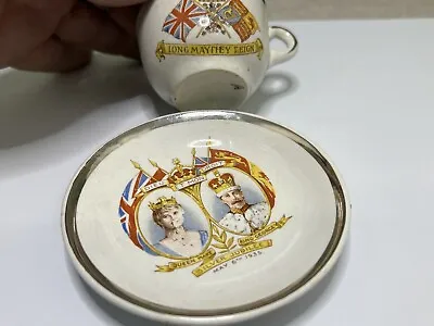 Buy 1937 Alfred Meakin England Coronation Cup&Saucer King GeorgeVI & Queen Elizabeth • 3.53£