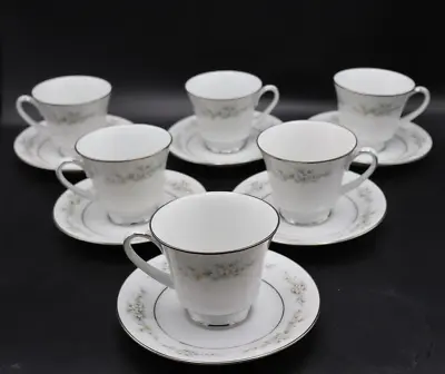 Buy Noritake Melissa 6 X Cups And Saucers • 35£