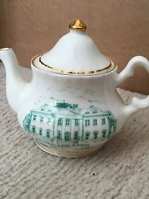 Buy ENGLISH Bone China Souvenir Miniature Tea Pot BROADLANDS FOREST CHINA COMPANY • 4.50£