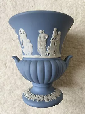 Buy Wedgwood Blue Jasperware Vase • 7£