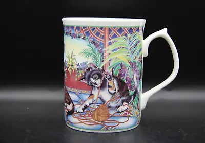 Buy Vintage Duchess Fine Bone China  Cats  Mug Made In England • 8.84£