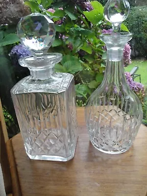 Buy 2 Vintage Edinburgh Crystal Whisky And Sherry/Brandy Decanters From The 1960's • 30£