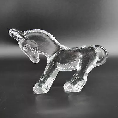Buy Vintage Kosta Boda Glass Donkey - Bertil Vallien - Art Glass Zoo Series • 54.94£