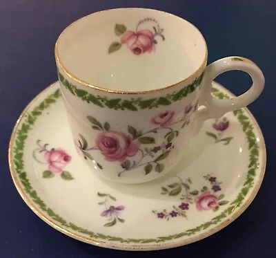 Buy Hammersley 8007 Floral Coffee Can And Saucer • 12.50£