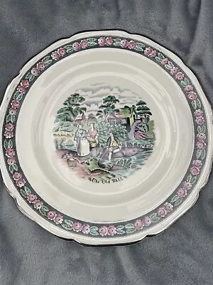 Buy Vintage Gray's Pottery Hand-Painted 11” Plate  The Old Mill  Stoke-On-Trent • 5£