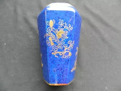 Buy A.g.  Harley Jones Wilton Ware Art Nouveau Vase Blue Gold - 11cm • 9.99£