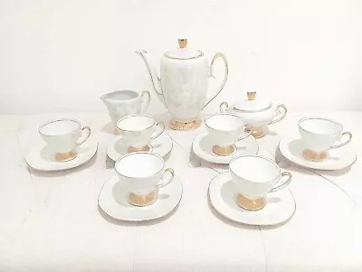 Buy Stunning Vintage Lustreware Tea / Coffee Set With Gold Trims • 96£