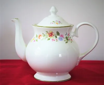 Buy Crown Staffordshire Constance Large Teapot Fine Bone China Made In England • 25£