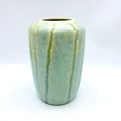 Buy John Dyas Signed Vase Pottery Drip Glaze Green Blue 1983 106M 5-5/8  • 28.76£