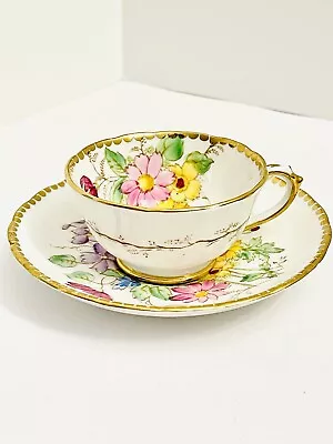 Buy Tuscan English Bone China Tea Cup & Saucer Rare Dogwood Pattern Vtg Mid-Century • 32.41£