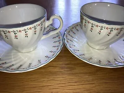 Buy Vintage Pair Of Johnson Bros Dreamland  Tea Cup & Saucers • 2.99£